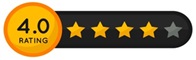 This organiser has an average rating of 4.0 stars