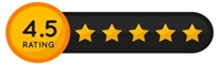 This organiser has an average rating of 4.5 stars